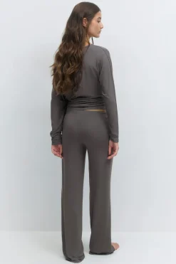 Gina Tricot ow wait oungewear trouer Grå Online