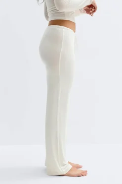 Gina Tricot ow wait oungewear trouer Hvit Best