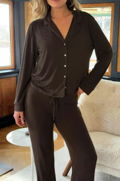 Gina Tricot ow wait oungewear trouer Brun Clearance