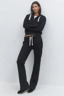 Gina Tricot 14+ ow wait weatpant Svart