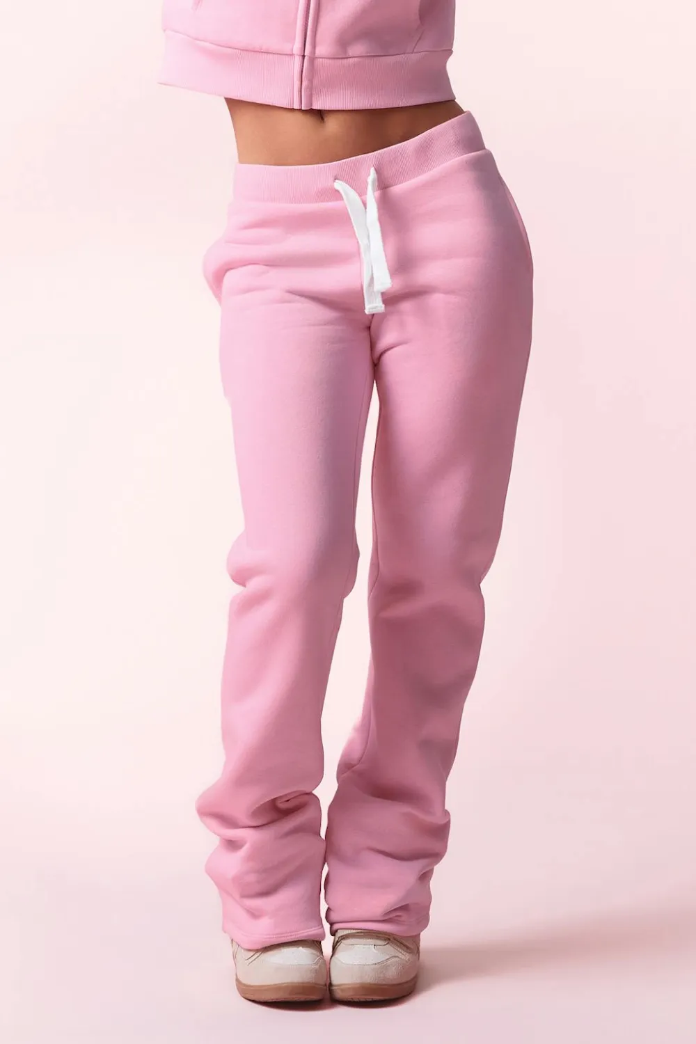 Gina Tricot 14+ ow wait weatpant Rosa Online