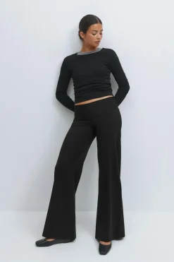 Gina Tricot ow wait trouer Svart Discount