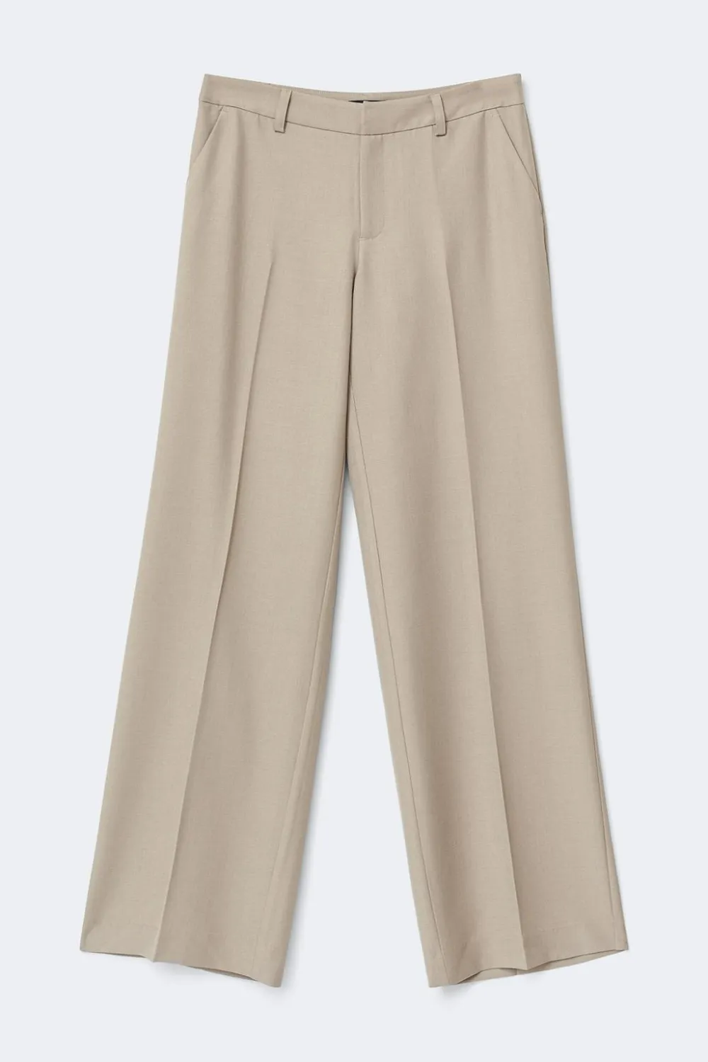 Gina Tricot Low waist trousers Beige Sale