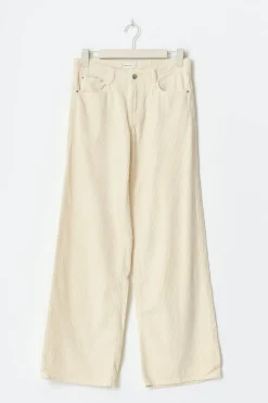 Gina Tricot Low wide cord jeans Gul Best