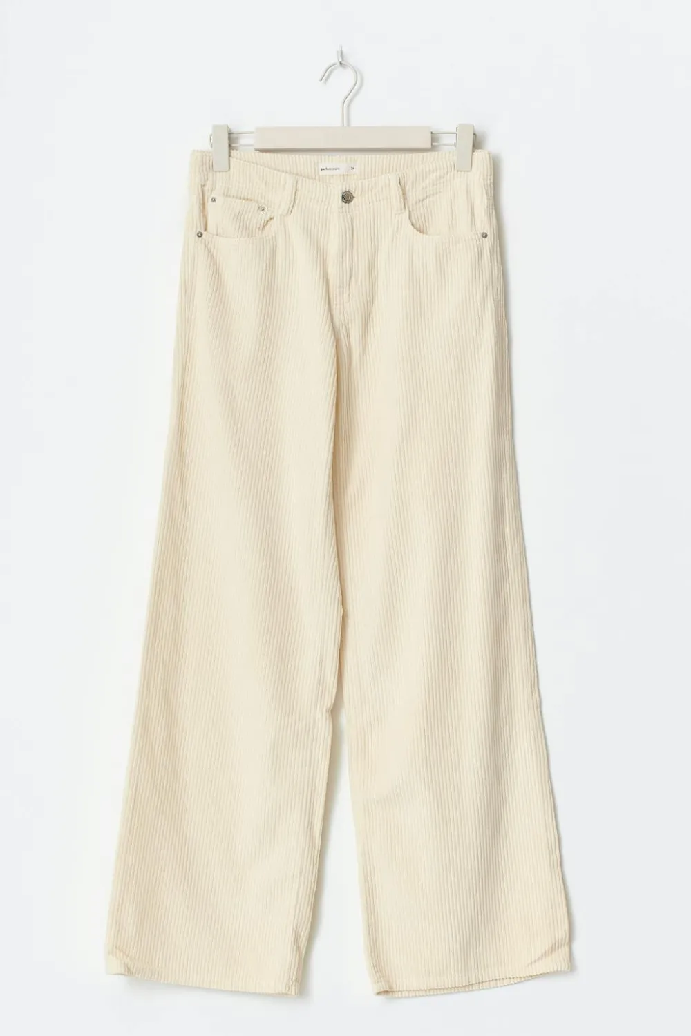 Gina Tricot Low wide cord jeans Gul Best