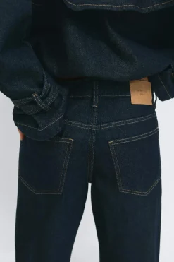 Gina Tricot Low wide jeans Blå Sale