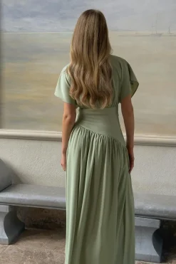 Gina Tricot Maxi dress Grønn Discount