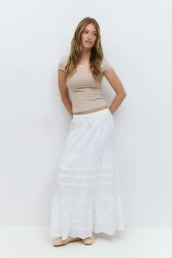 Gina Tricot axi kirt Hvit