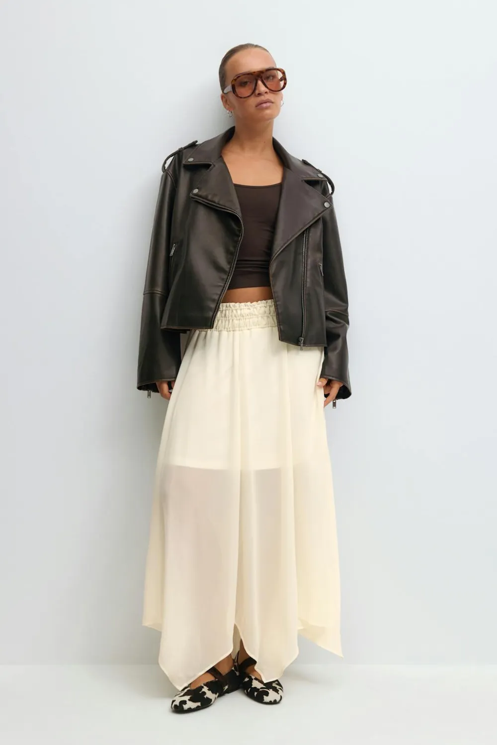 Gina Tricot axi kirt Hvit Online