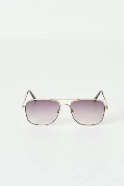 Gina Tricot Metal aviator sunglasses Beige Best