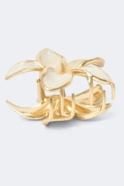 Gina Tricot Metal flower hair clip Hvit