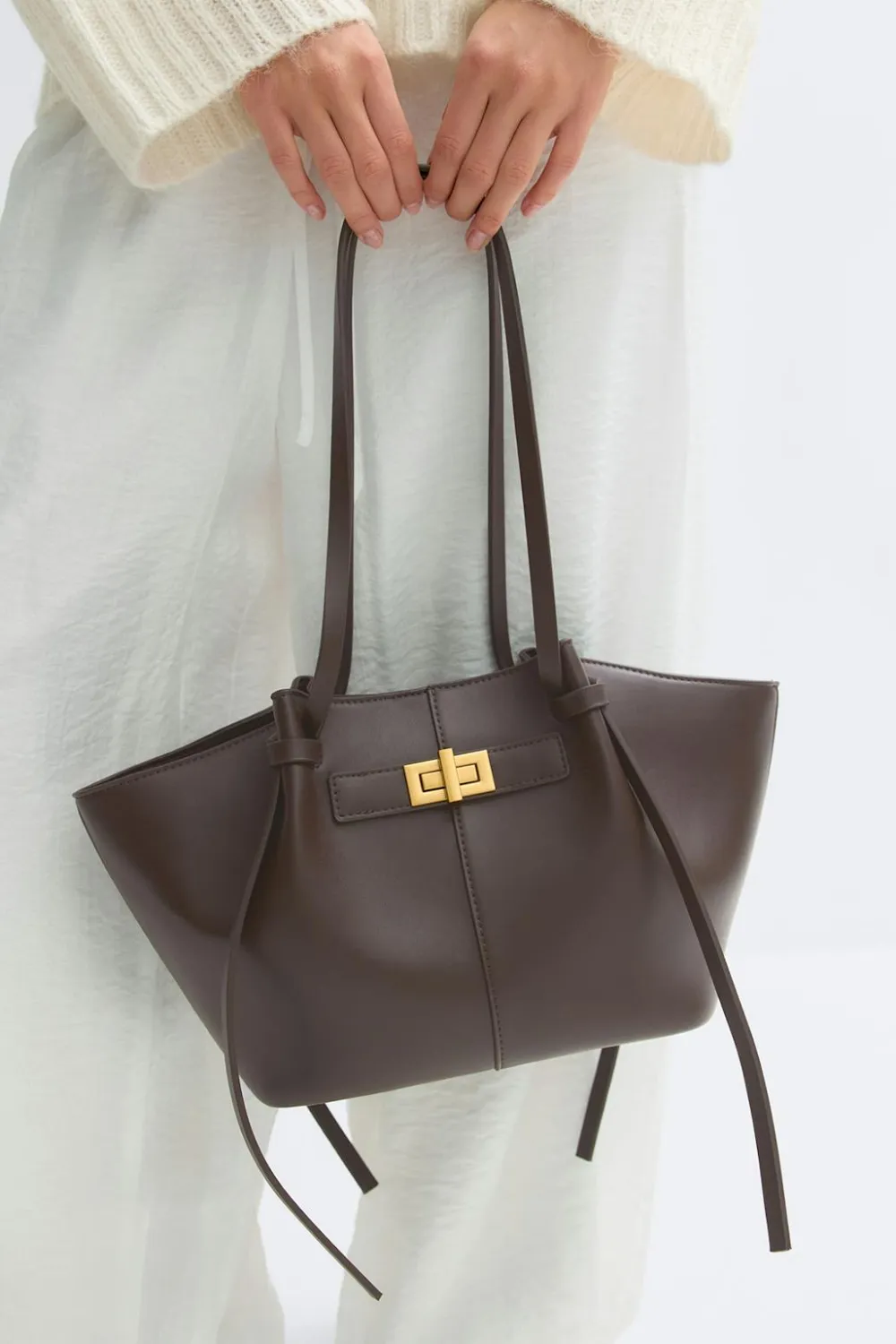 Gina Tricot Midi long strap bag Brun Hot