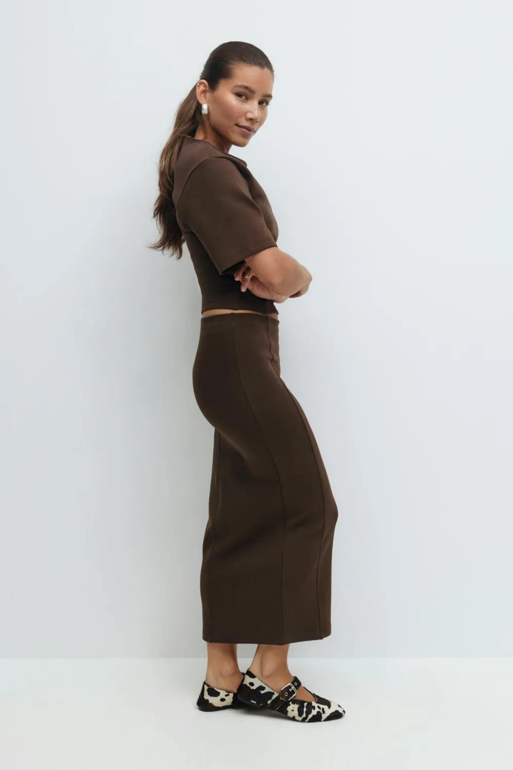 Gina Tricot idi kirt Brun Best