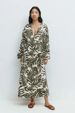 Gina Tricot idi wrap dre Grønn Outlet