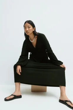 Gina Tricot idi wrap dre Svart Best
