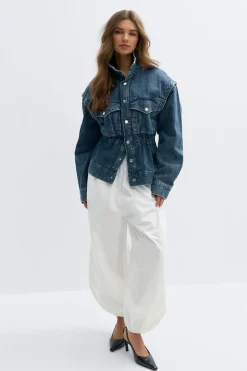 Gina Tricot id wait baoon trouer Hvit New