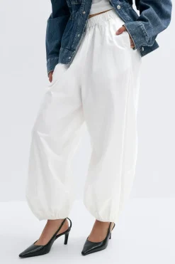 Gina Tricot id wait baoon trouer Hvit New