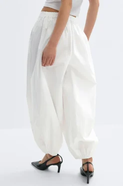 Gina Tricot id wait baoon trouer Hvit New