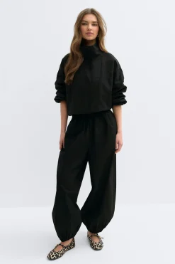 Gina Tricot id wait baoon trouer Svart Outlet