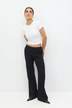 Gina Tricot id wait bootcut trouer Svart Clearance