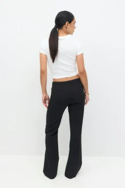 Gina Tricot id wait bootcut trouer Svart Clearance