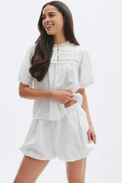 Gina Tricot ini baoon hort Hvit Best