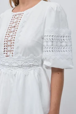 Gina Tricot Mini dress Hvit Hot