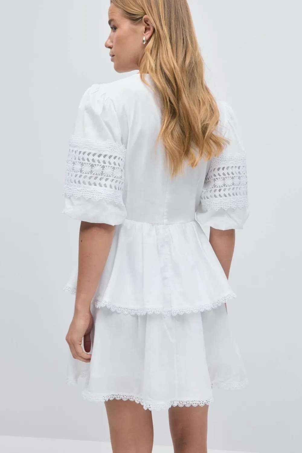 Gina Tricot Mini dress Hvit Hot