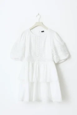 Gina Tricot Mini dress Hvit Hot