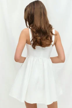 Gina Tricot Mini dress Hvit Best