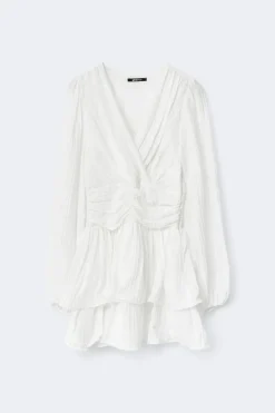 Gina Tricot Mini dress Hvit Sale