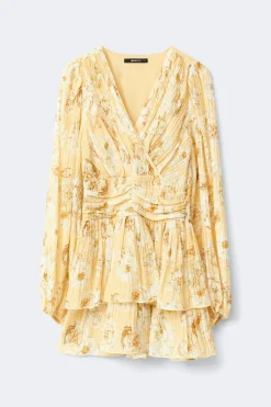 Gina Tricot Mini dress Gul Sale