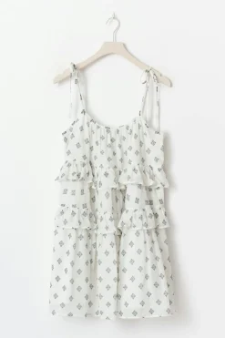 Gina Tricot ini fri dre Hvit Sale