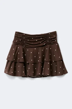 Gina Tricot ini fri kirt Brun Sale