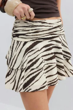 Gina Tricot ini fri kirt Hvit Hot