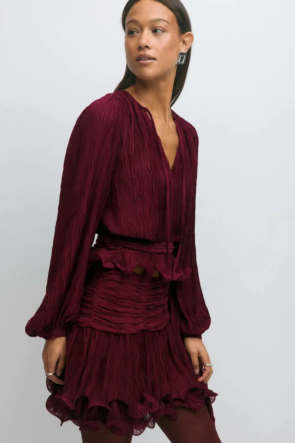 Gina Tricot Mini skirt Rød Hot