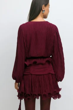 Gina Tricot Mini skirt Rød Hot