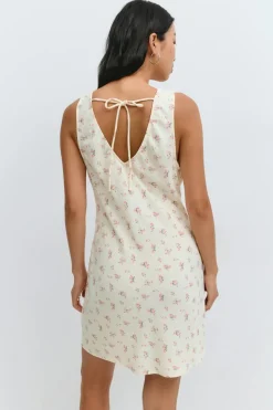 Gina Tricot Mini slip dress Gul