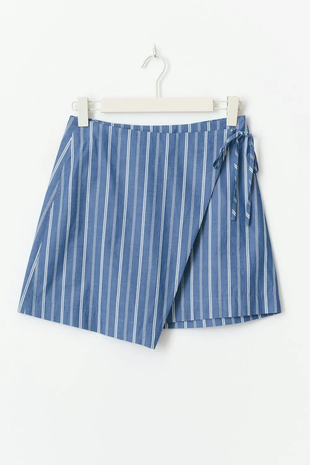 Gina Tricot Mini wrap skirt Blå Online
