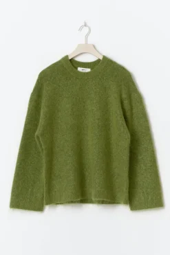 Gina Tricot ohair knitted weater Grønn New