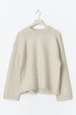 Gina Tricot ohair knitted weater Beige Best