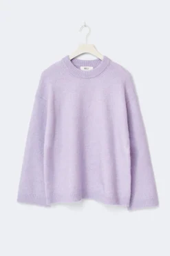 Gina Tricot ohair knitted weater Lilla Clearance