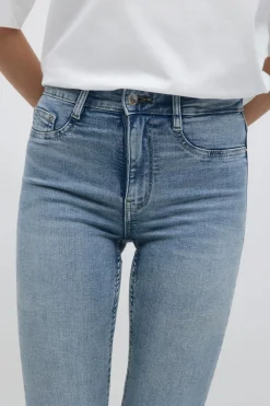 Gina Tricot oy high wait jean Blå New
