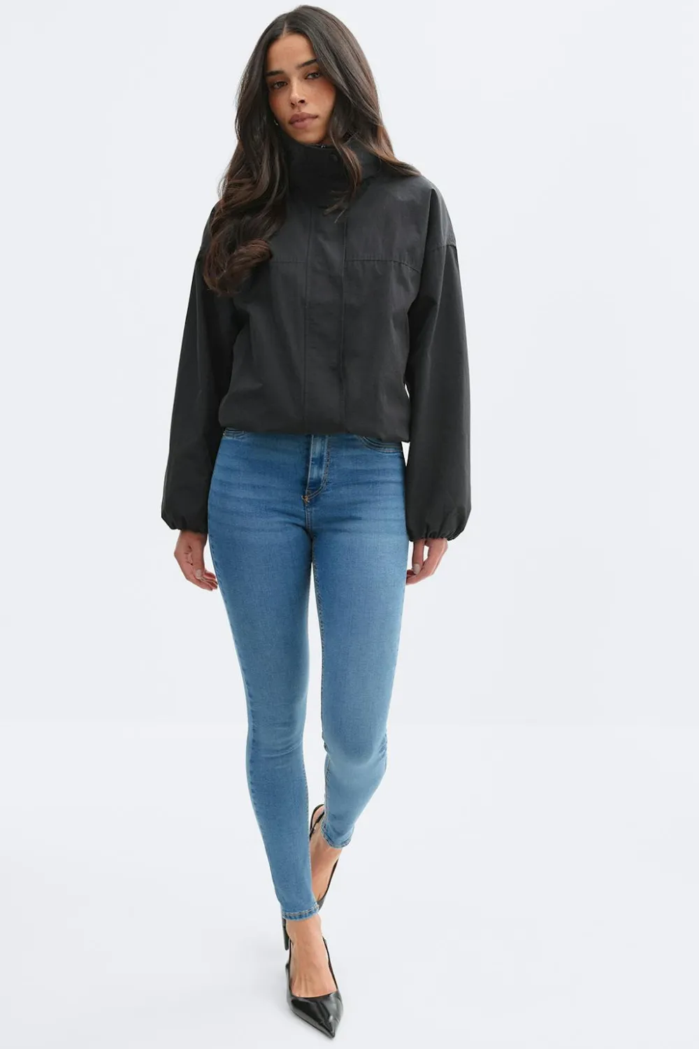 Gina Tricot oy high wait jean Blå Online