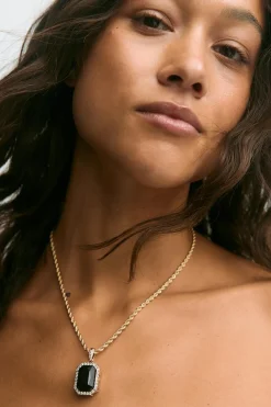 Gina Tricot Necklace Svart Discount