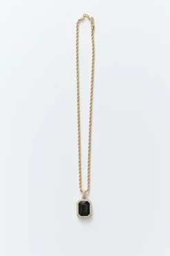 Gina Tricot Necklace Svart Discount