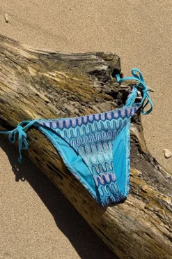 Gina Tricot 14+ ocean cheeky bikini botto Blå
