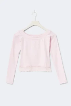 Gina Tricot 14+ off houder top Rosa Hot