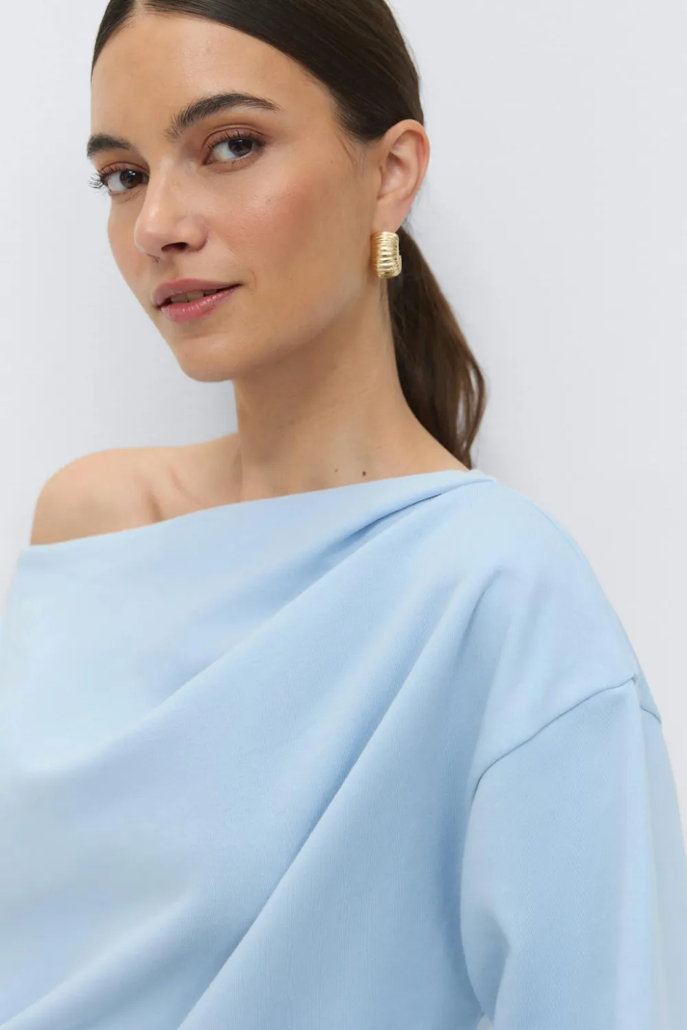 Gina Tricot One houder weater Blå Discount
