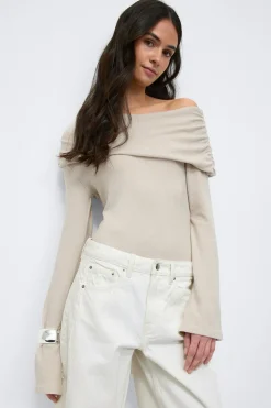 Gina Tricot One houder top Beige Hot